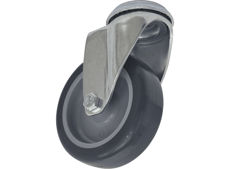Sealey Castor Wheel Bolt Hole Swivel &amp;Oslash;75mm SCW275SB