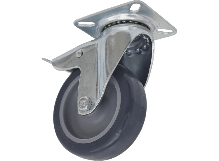 Sealey Castor Wheel Swivel Plate with Total Lock &amp;Oslash;75mm SCW275SPL