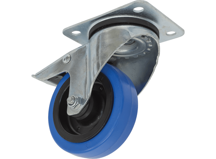 Sealey Castor Wheel Swivel Plate with Total Lock &amp;Oslash;100mm SCW3100SPL