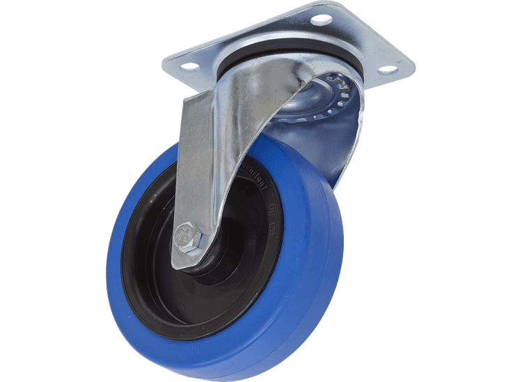 Sealey Castor Wheel Swivel Plate &amp;Oslash;125mm SCW3125SP