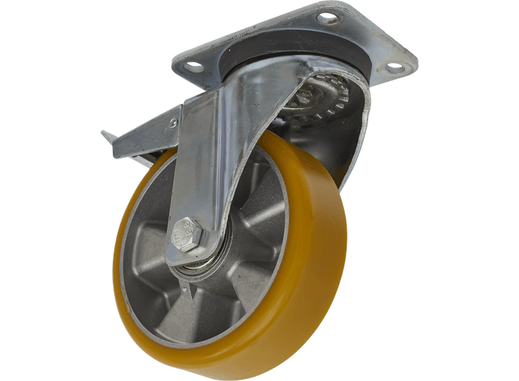 Sealey Castor Wheel Swivel Plate with Total Lock &amp;Oslash;160mm SCW5160SPL