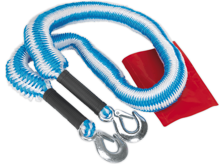 Sealey Tow Rope 2000kg Rolling Load Capacity TH2502