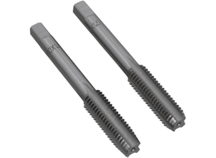 Sealey Tap Set 2pc (Taper &amp; Plug) M10 x 1.5mm TSM10