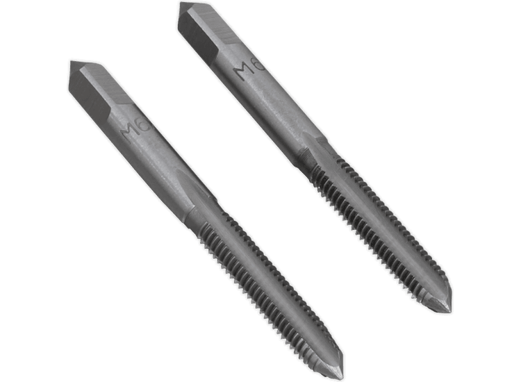 Sealey Tap Set 2pc (Taper &amp; Plug) M6 x 1mm TSM6