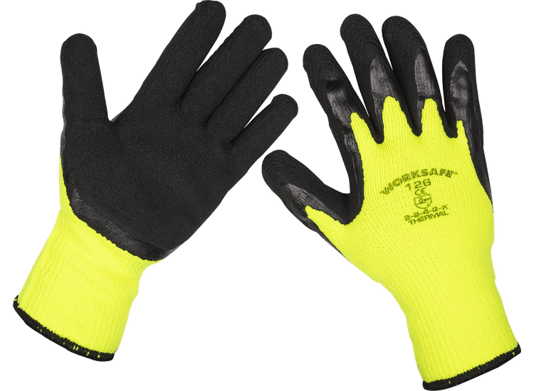 Sealey Thermal Super Grip Gloves - Pack of 6 Pairs TSP126/6