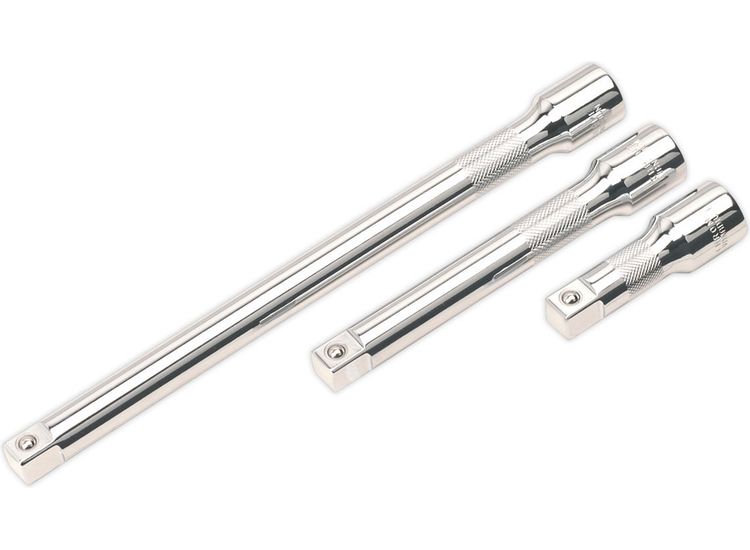 Sealey AK6350 Extension Bar Set 3pc 1/2"Sq Drive