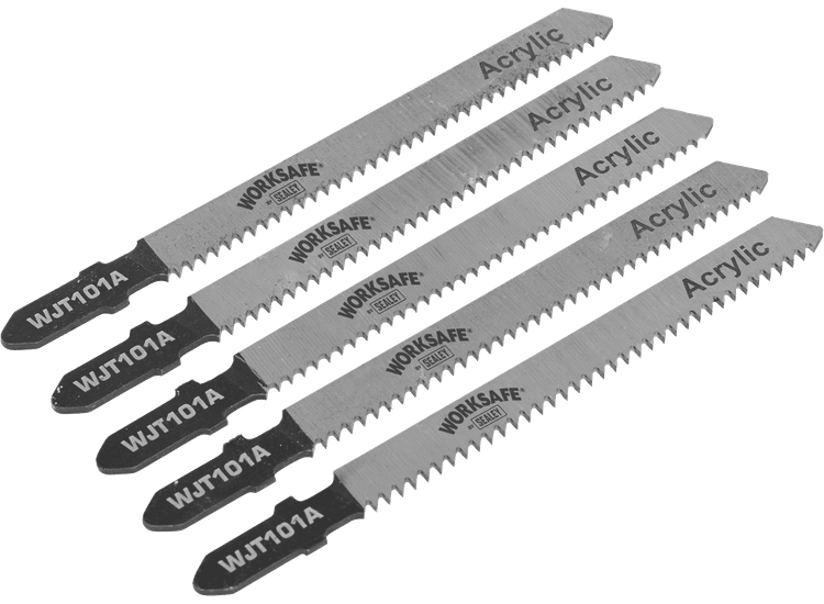 Sealey Jigsaw Blade Metal 75mm 12tpi - Pack of 5 WJT101A