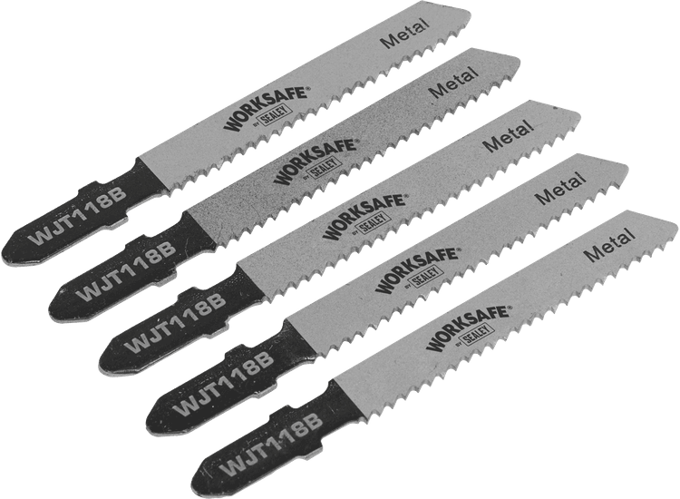 Sealey Jigsaw Blade Metal 55mm 12tpi - Pack of 5 WJT118B