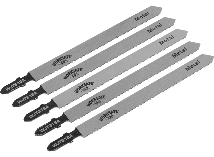 Sealey Jigsaw Blade Metal 105mm 21tpi - Pack of 5 WJT318A