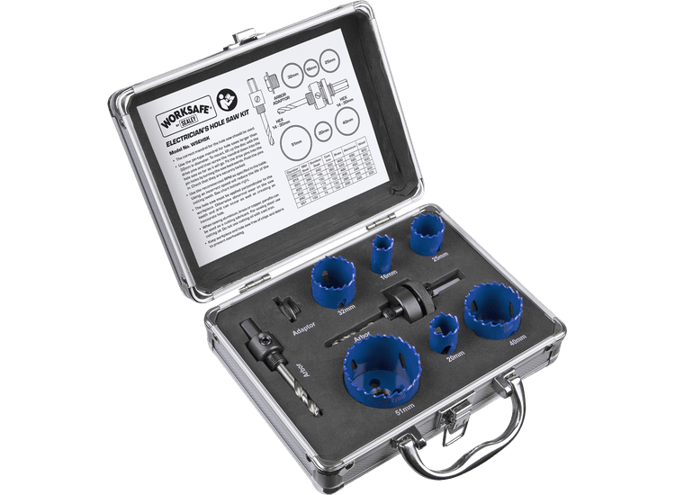 Sealey Hole Saw Kit - Electricians WSEHSK