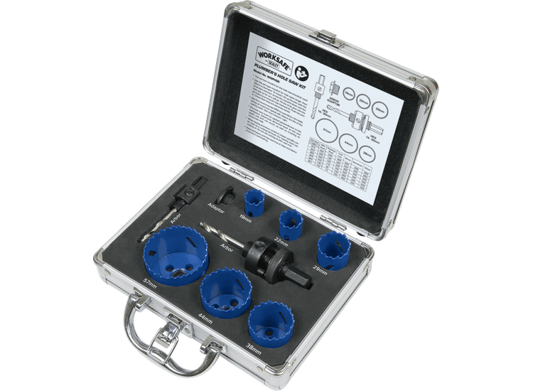 Sealey Hole Saw Kit - Plumbers WSPHSK