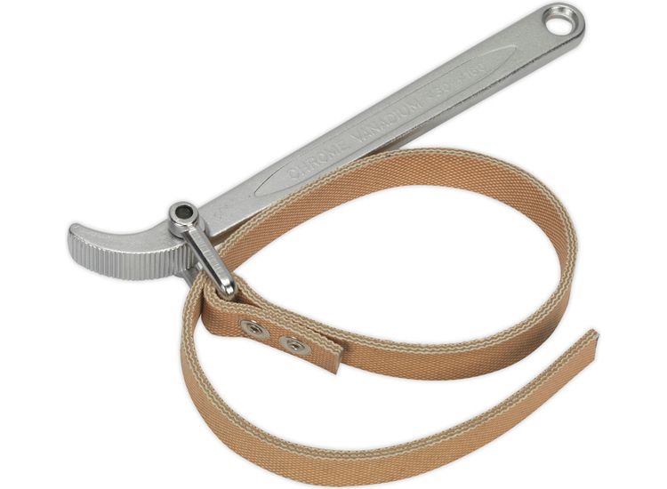Sealey AK6404 Oil Filter Strap Wrench &amp;#8709;60-140mm Capacity