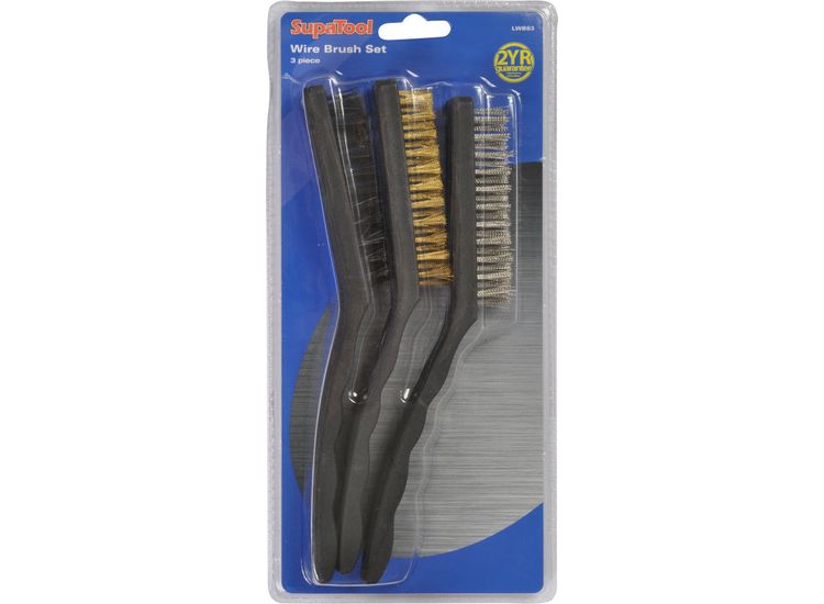 SupaTool 3 Piece Wire Brush Set