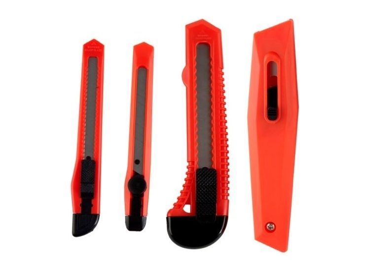 SupaTool 4 Piece Multi Purpose Knife Set