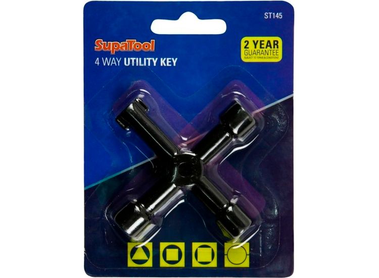 SupaTool 4 Way Utility Key