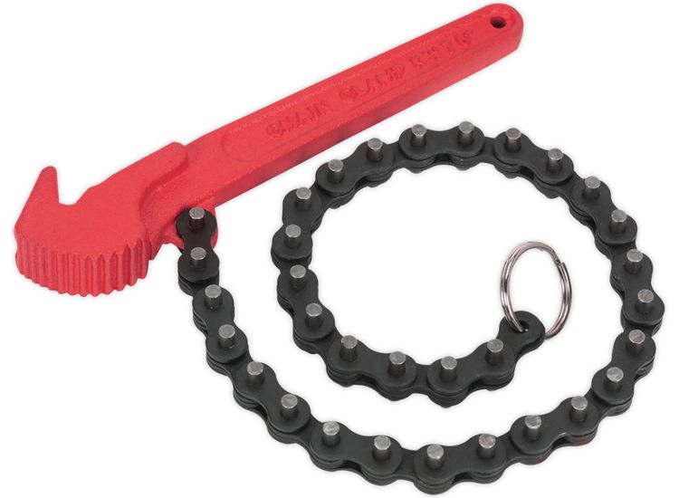 Sealey AK6410 Oil Filter Chain Wrench &amp;#8709;60-106mm Capacity