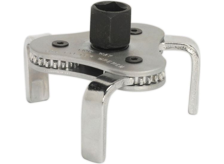 Sealey AK642 Oil Filter Claw Wrench 63-103mm Capacity 3/8" &amp; 1/2"Sq Drive