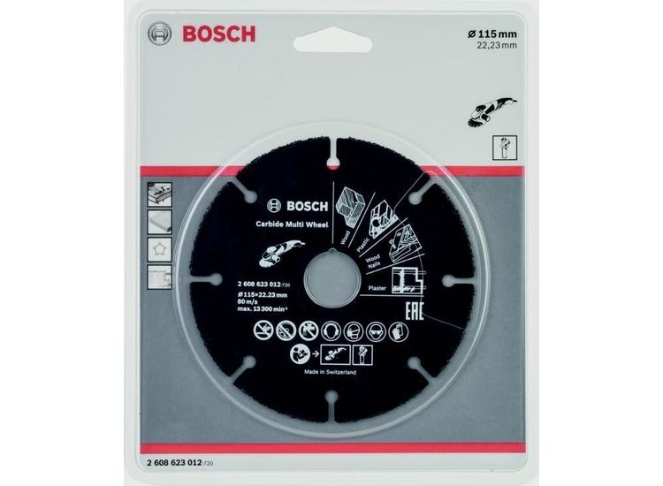 Bosch Carbide Multi Wheel 115mm