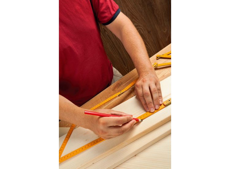 SupaTool Carpenters Pencils and Sharpener Set 5 Piece Set