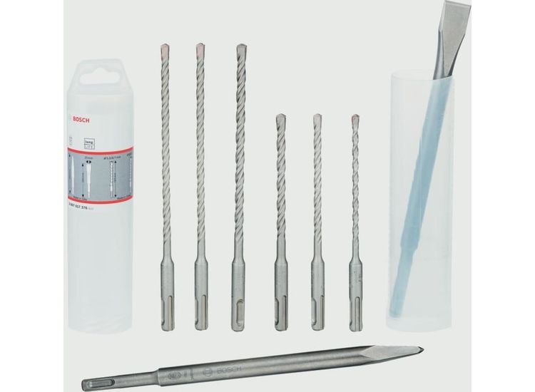 Bosch Chisel &amp; SDS Set 8 Piece