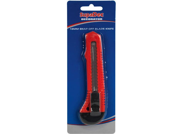 SupaDec Decorator Snap-Off Blade Knife 18mm