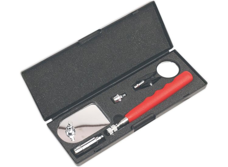 Sealey AK6521 Telescopic Magnetic Pick-Up &amp; Inspection Tool Kit 5pc