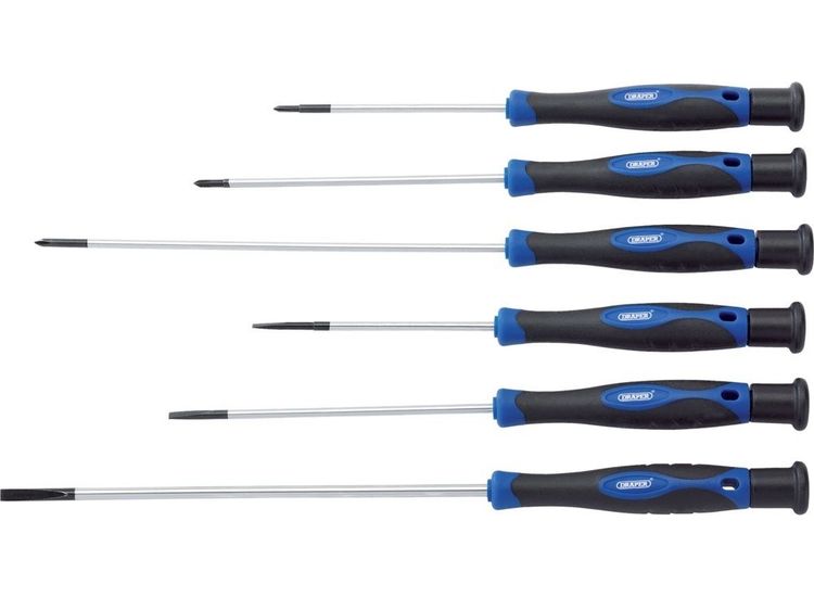 Draper Extra Long Precision Screwdriver Set 6 Piece