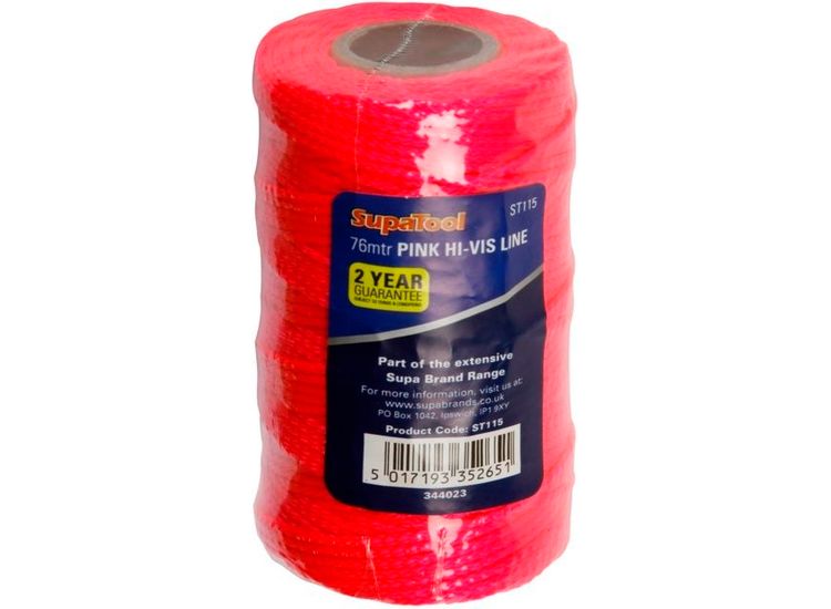 SupaTool Hi Vis Line Pink 250ft
