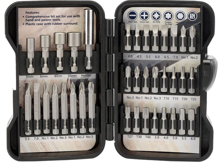 Draper Insert Bit Set 37 Piece