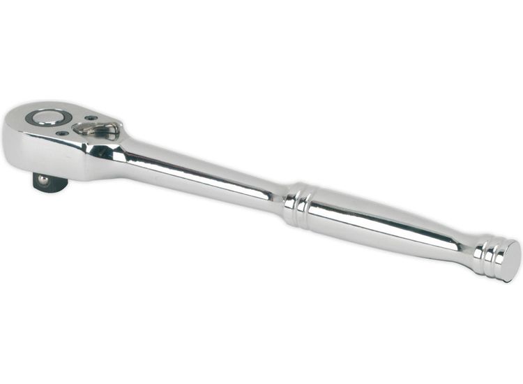 Sealey AK660 Ratchet Wrench 1/4"Sq Drive Pear-Head Flip Reverse