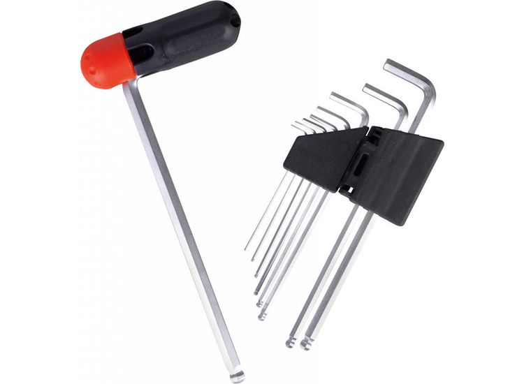 SupaTool Long Arm Ball End Hex Key Set 10 piece