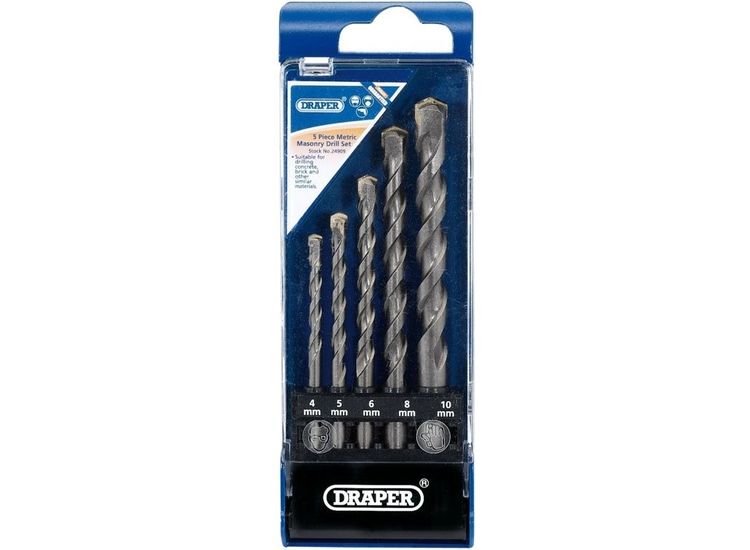 Draper Masonry Drill Set 5 Piece