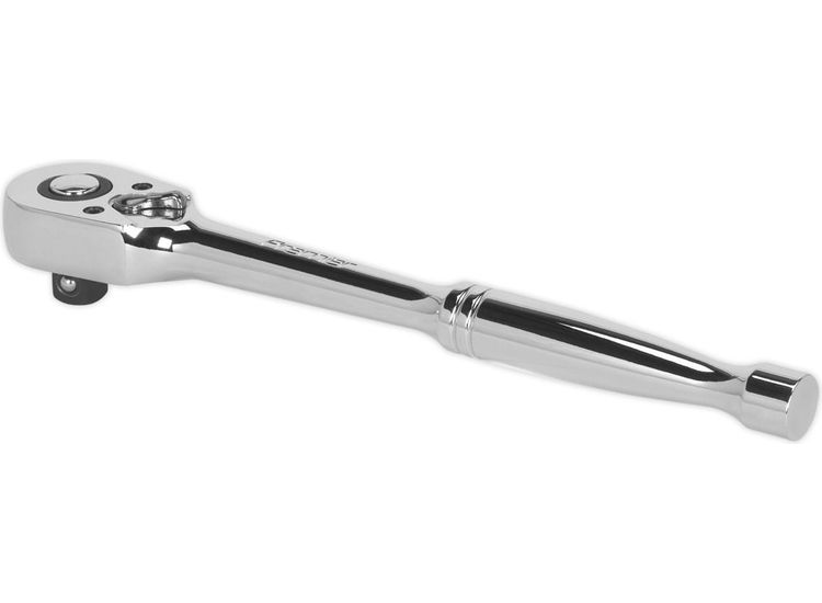Sealey AK661 Ratchet Wrench 3/8"Sq Drive Pear-Head Flip Reverse