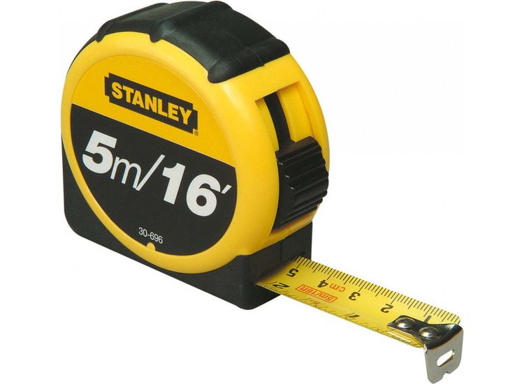 Stanley Measuring Metric/Imperial Tape Length: 5m (16ft) x Width: 19mm