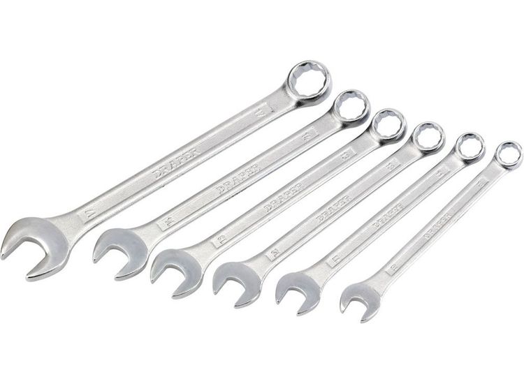 Draper Metric Combination Spanner Set 6 Piece