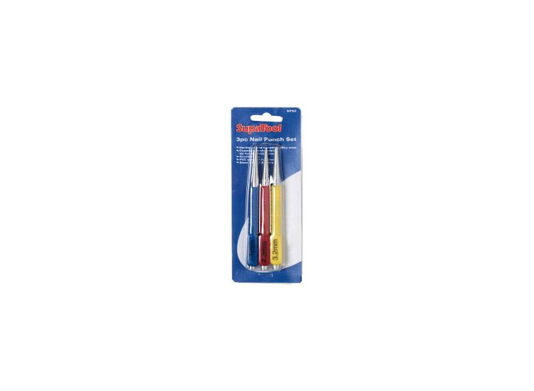 SupaTool Nail Punch Set 3 Piece