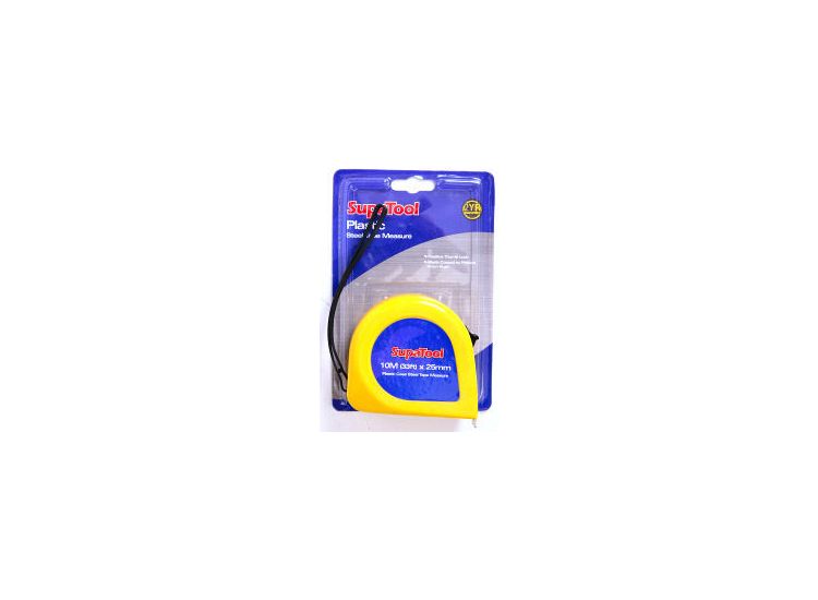 SupaTool Plastic Tape Measure 10m x 25mm