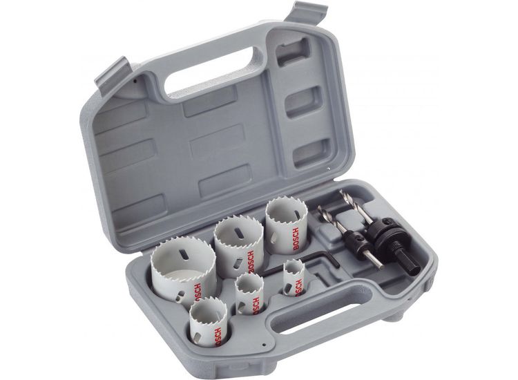 Bosch Plumber's HSS Bi Metal Holesaw Kit 9 Piece