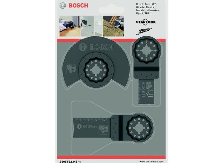 Bosch Starlock Wood And Metal Set 3 Piece