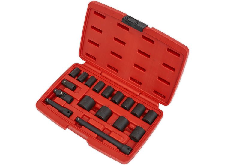 Sealey AK68217 Impact Socket Set 17pc 3/8"Sq Drive Metric