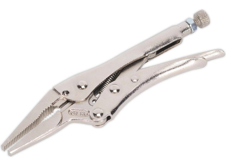 Sealey AK6824 Locking Pliers Long Nose 170mm 0-50mm Capacity