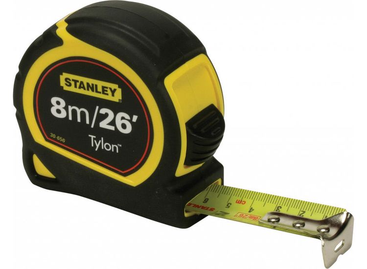 Stanley Tylon Tape Measure Length: 8m (26ft) x Width: 25mm