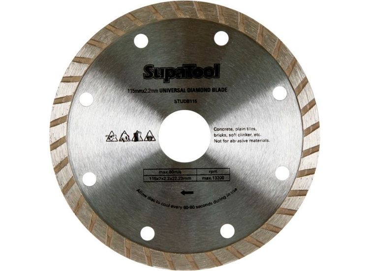 SupaTool Universal Diamond Blade 115mmx2.2mm