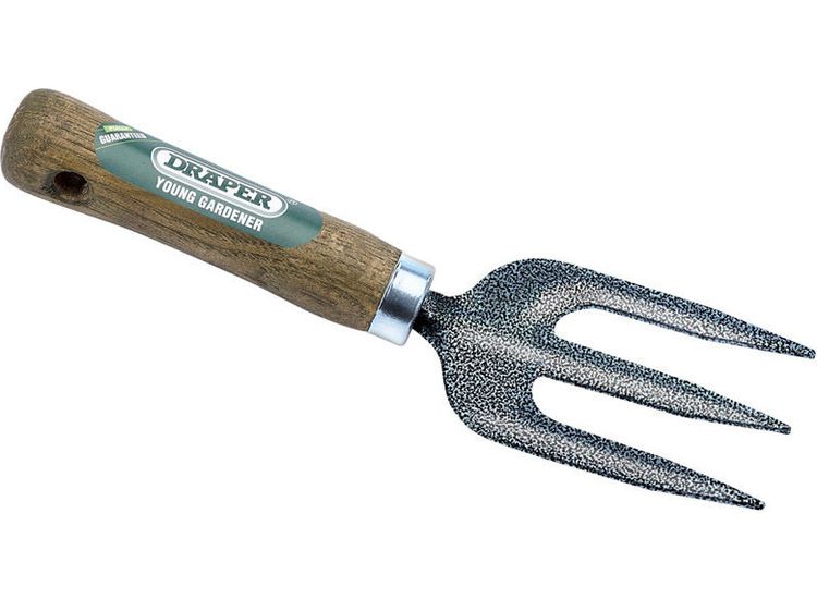 Draper 20697 Young Gardener Weeding Fork with Ash Handle