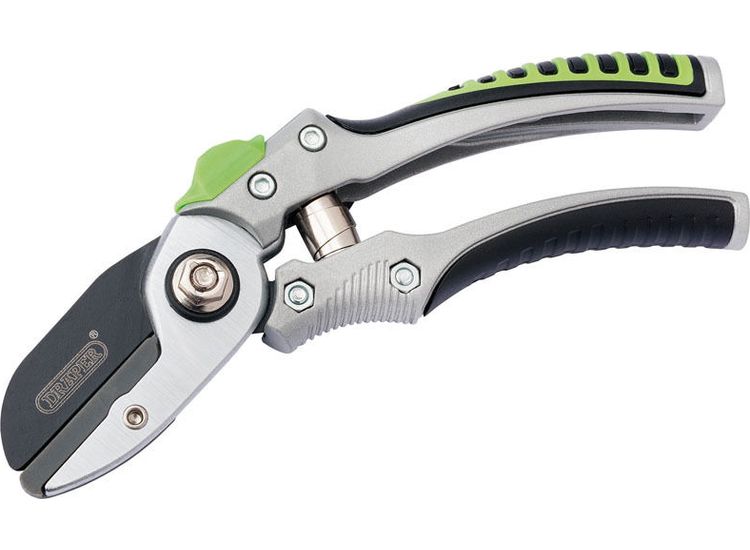 Draper 36547 Non-Slip Anvil Secateurs (180mm)
