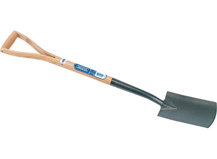 Draper 14305 Carbon Steel Border Spade with Ash Handle