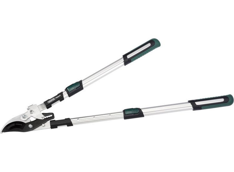 Draper 36819 Telescopic Soft Grip Bypass Ratchet Action Loppers with Aluminium Handles