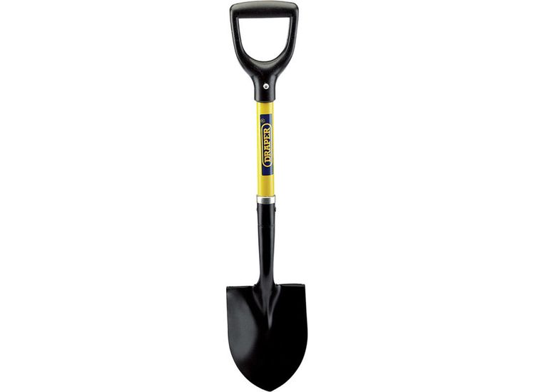Draper 57569 Round Point Mini Shovel with Fibreglass Shaft
