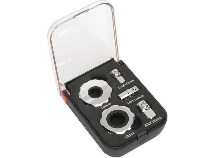 Sealey AK6959 Palm Ratchet Set 5pc 1/4" &amp; 3/8"Sq Drive