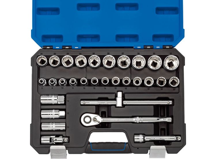 Draper 16466 1/2" Sq. Dr. Metric Socket Set (30 Piece)